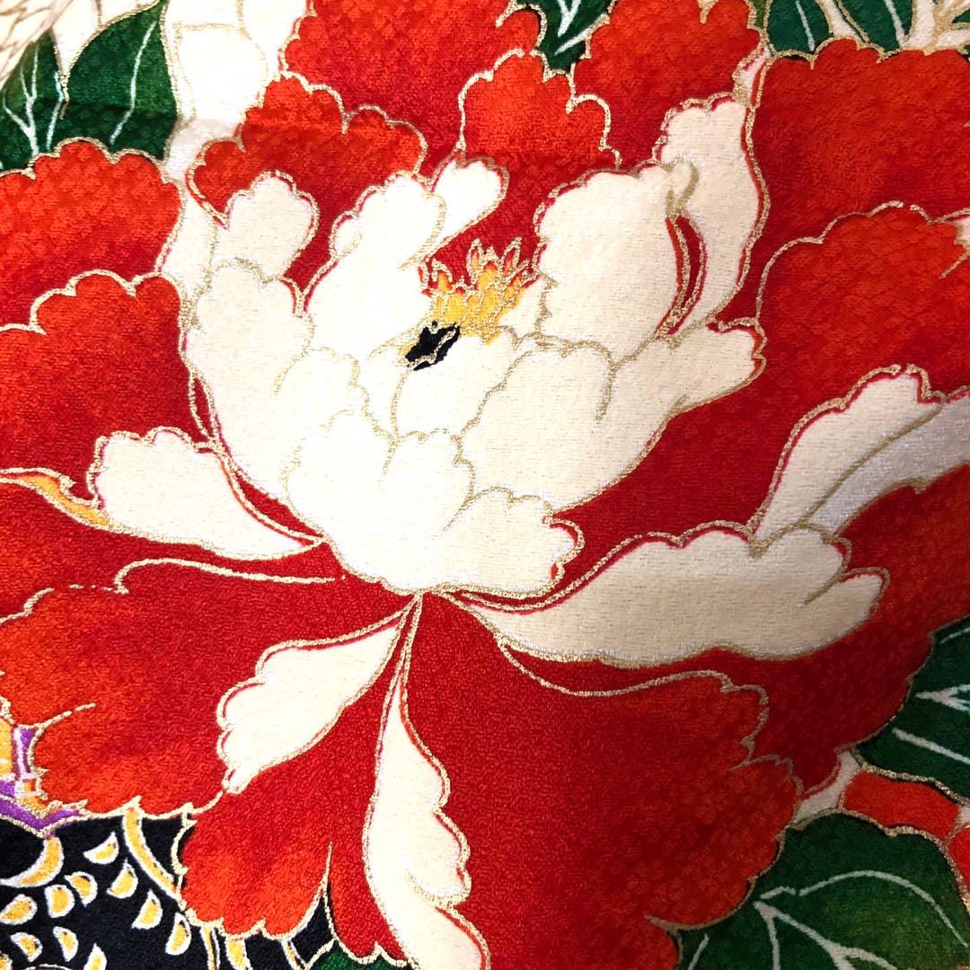 七五三 七歳‼️人気 Blueに花籠菊金彩煌びやか際立つ‼️安心フルセット