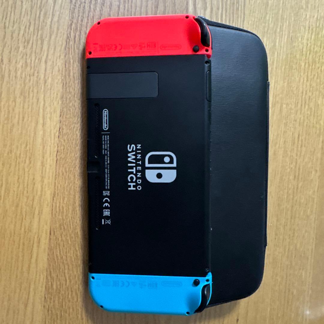 Nintendo Switch 本体 青/赤&ケース
