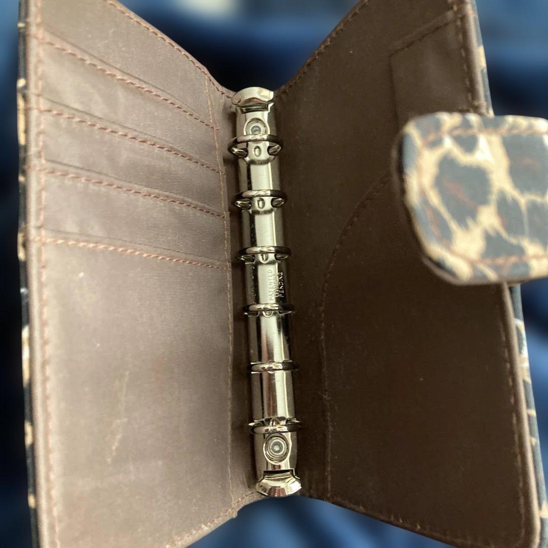 平成レトロ ハローキティ ヒョウ柄 6穴バインダー