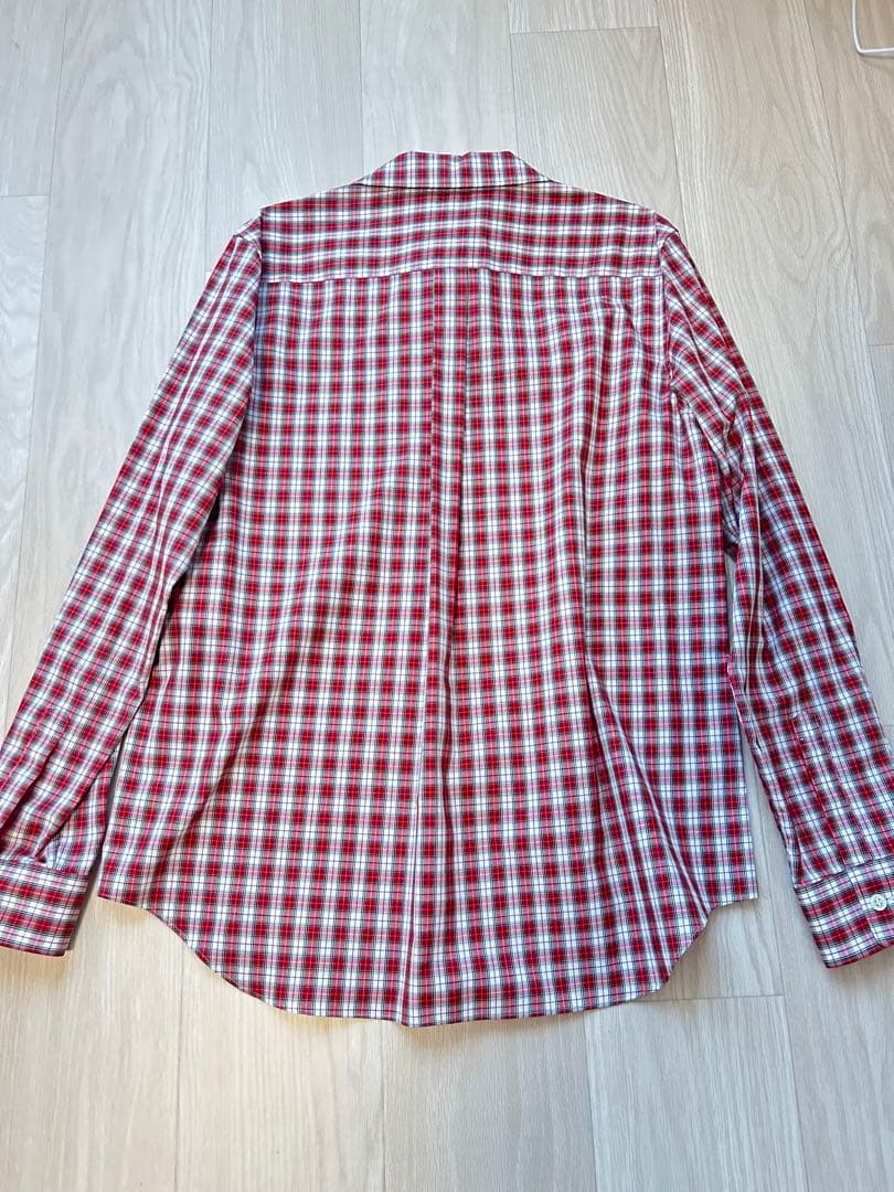 25SS コムデギャルソンガール　チェックブラウス　L