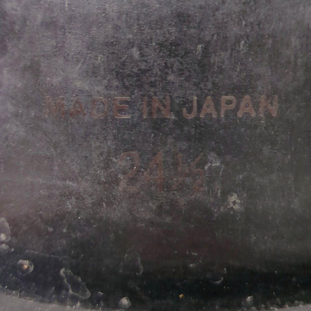 良品 ADELOアデロ 6cmUP シークレットシューズ 24.5㎝ 黒