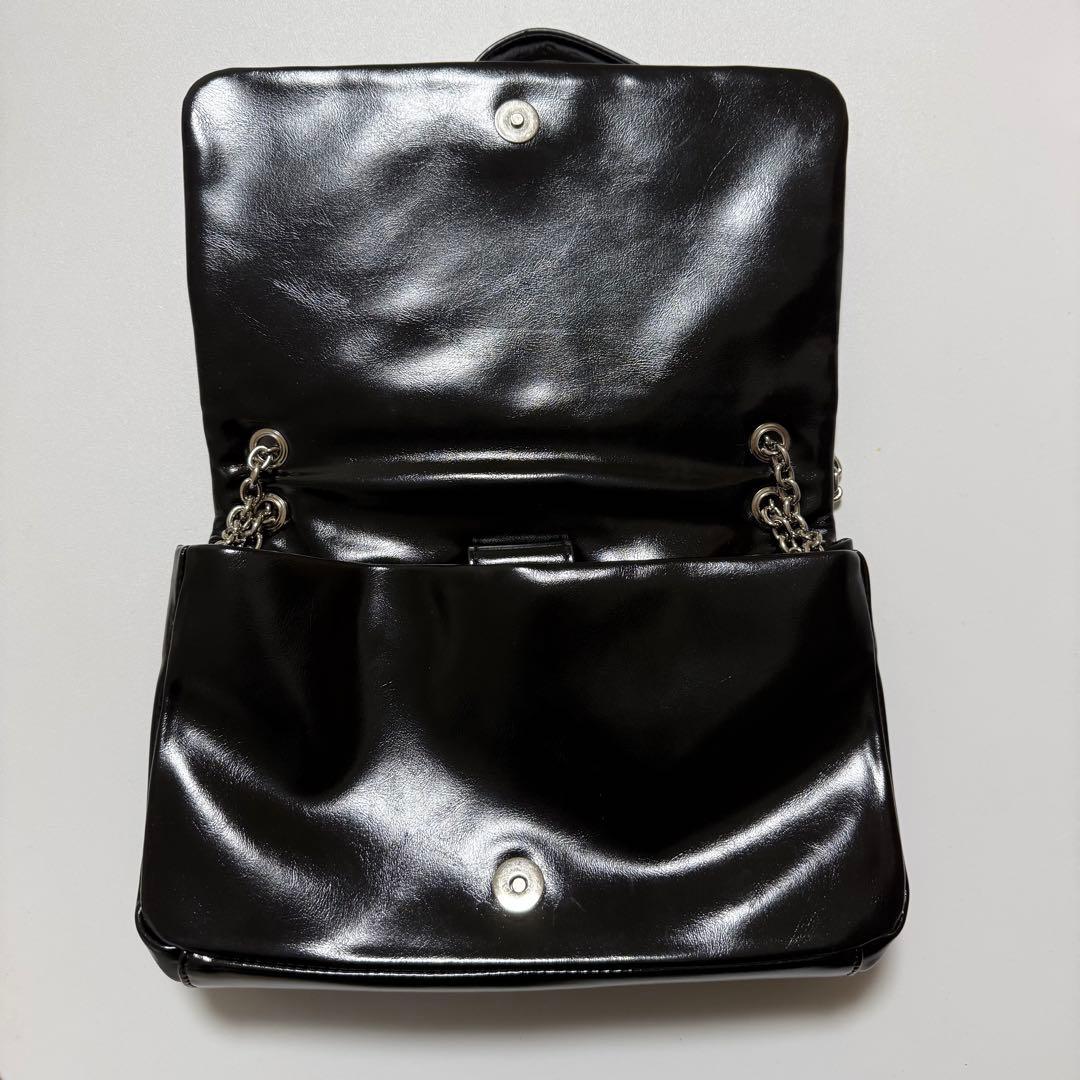 Matin Kim ブラック ショルダーバッグ