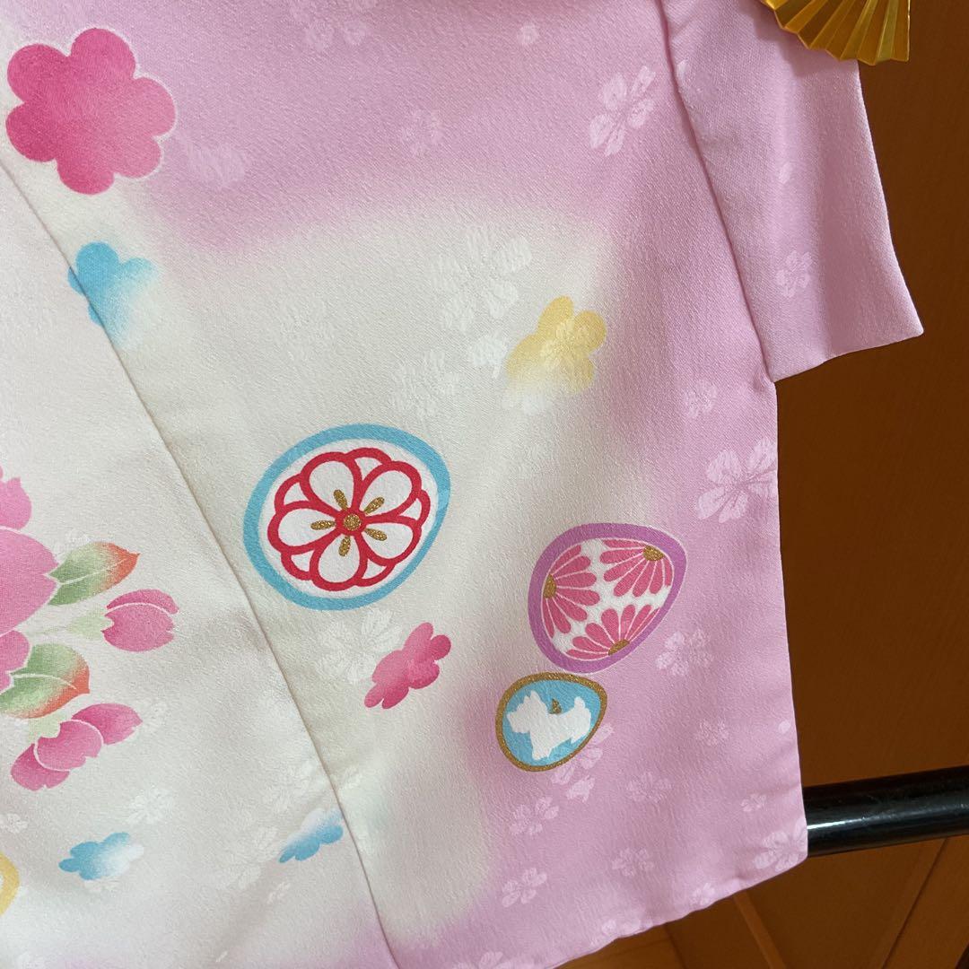 No.45 女の子　産着長襦袢付き　お宮参り　祝い着　ポンポネット