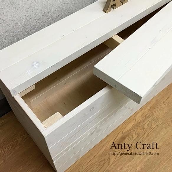 【サイズオーダー可】【引取可能】アンティーク風収納ベンチ ソファテーブル店舗什器