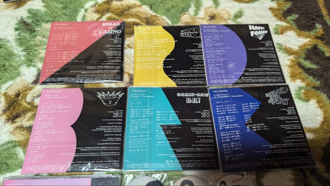 月刊 THE KEBABS CD6枚セット　特典缶バッジ付