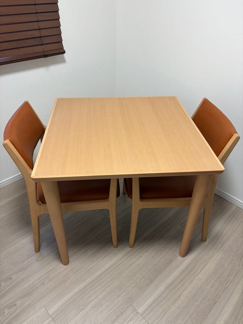 カリモク60 ダイニング3点セット（チェア②）