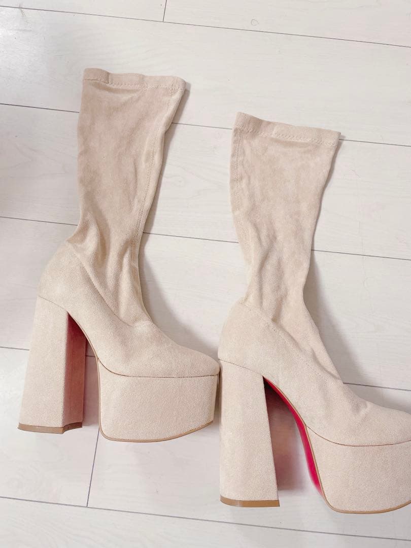 シェルマカロン 美脚ロングブーツ XSサイズ 13.5cmヒール