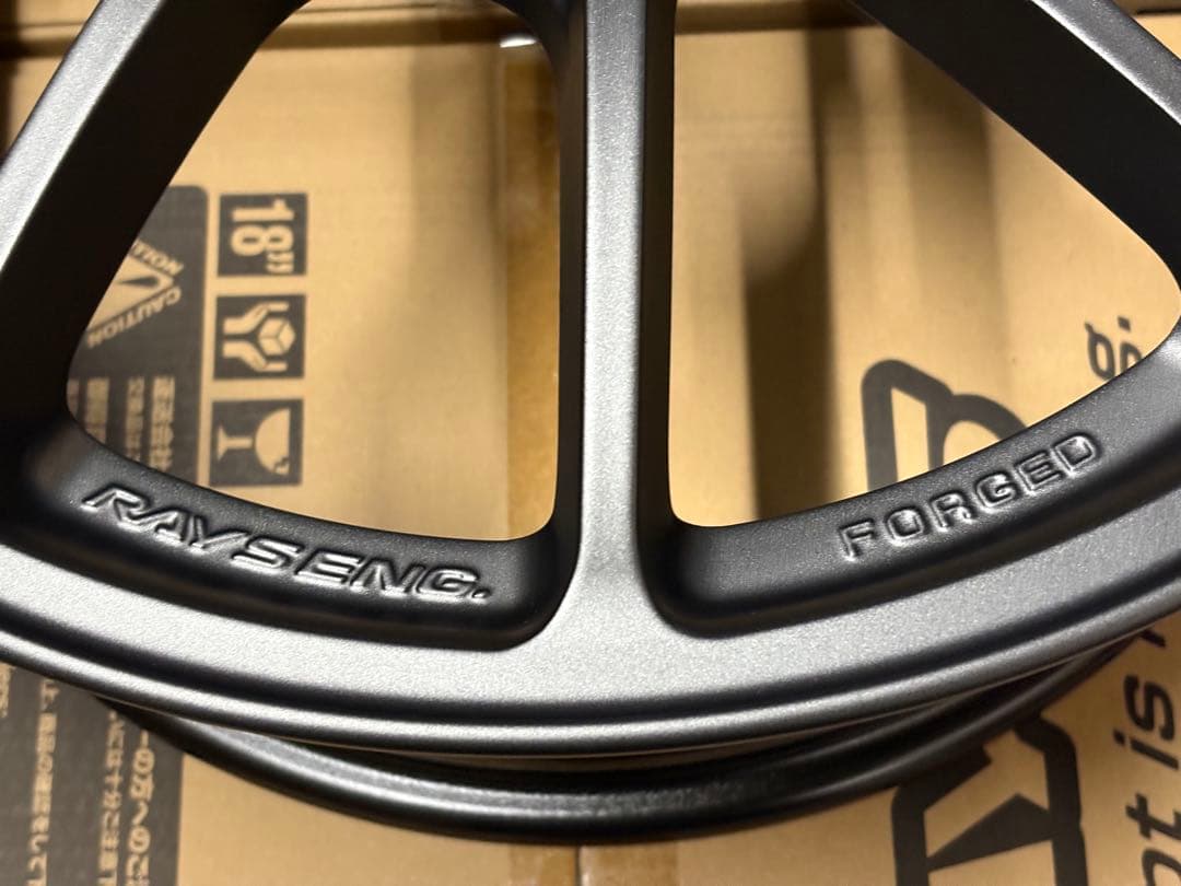 新品未使用STIパフォーマンスホイール 18インチ 8.0Jマットガンブラック