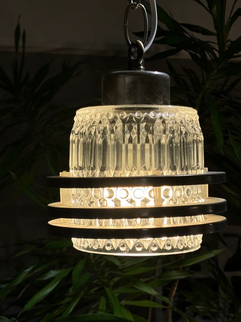 ビンテージガラス照明