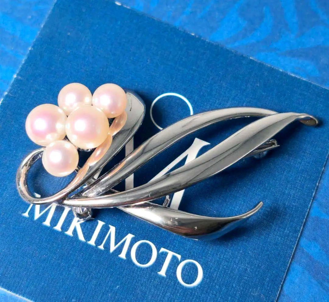 【極美品 最高級!!】ミキモト ブローチ パール フォーマル 正規品 皇室御用達