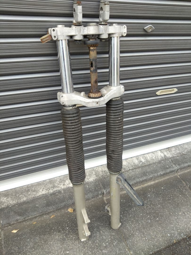 曲がり無し　程度上　絶版　　KDX220SR 純正フロントサスペンション