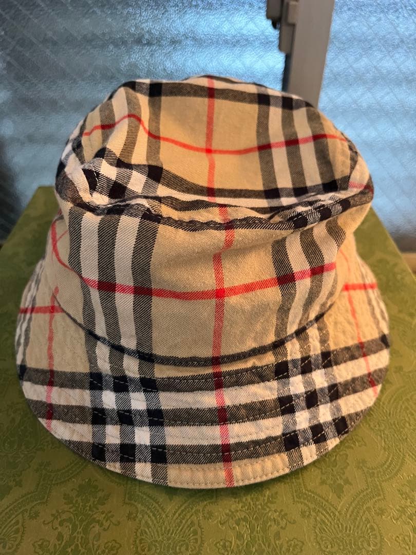 BURBERRY チェック柄 バケットハット XL