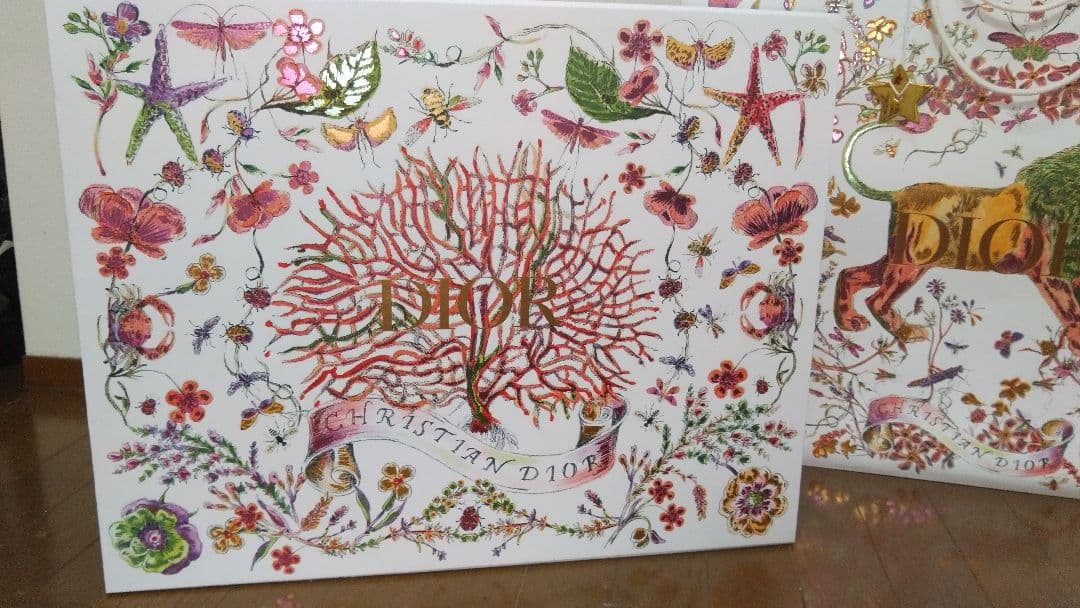Dior 空箱 限定 特大 ボックス クリスチャン・ディオール ギフトバッグ
