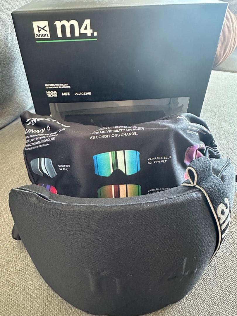 24-25 ANON M4 ローブリッジフィット ゴーグル+ ボーナスレンズ