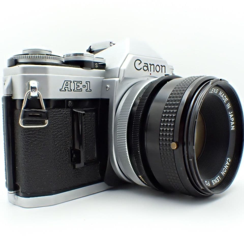 【動作確認済】Canon AE-1＆FD 50mm f1.8 新品電池付