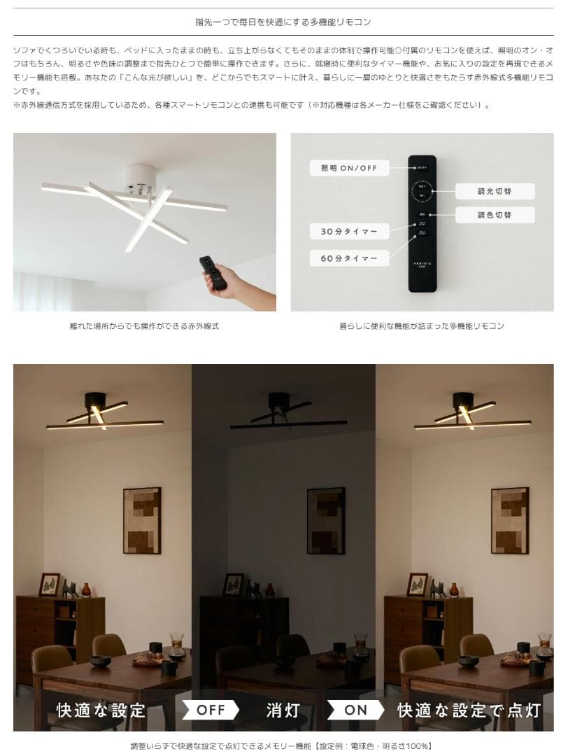 107 VENTOTA　LEDシーリングライト Astra（アストラ）