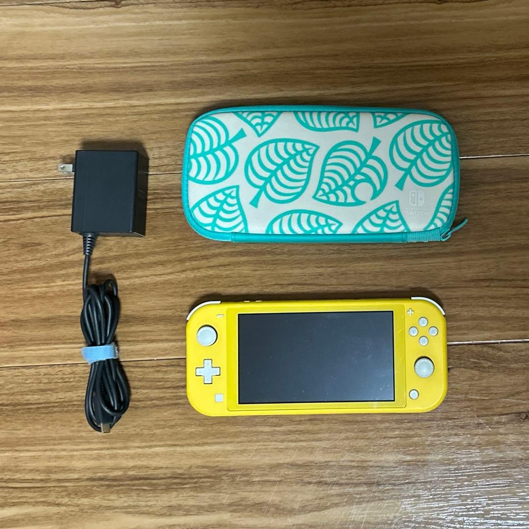 Switch lite 本体　イエロー　ケース　セット