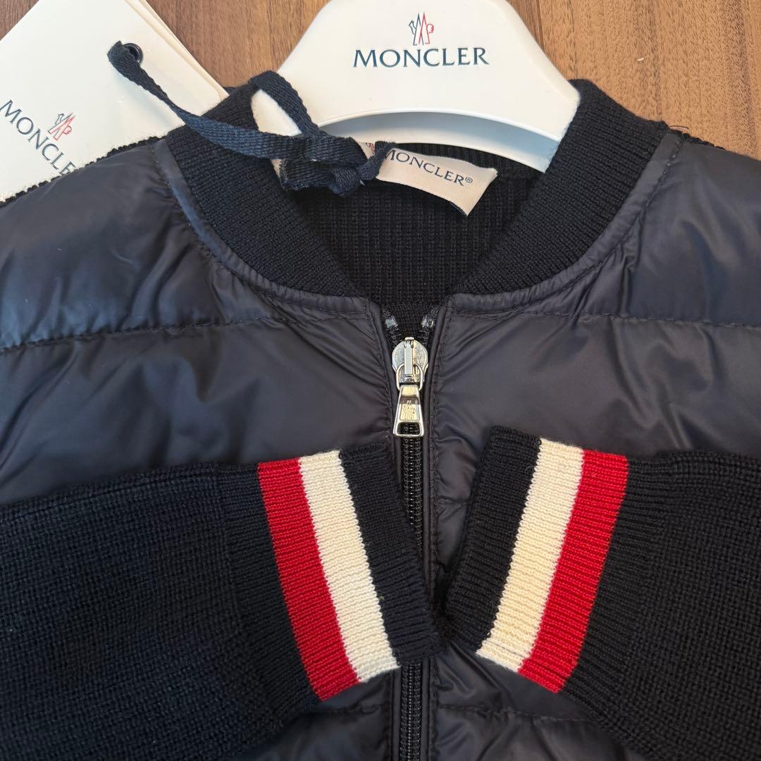 【新品未使用】MONCLER モンクレール　ニットカーディガン　ダウン　3ani