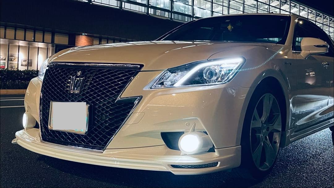 21クラウンアスリートフロントスポイラー