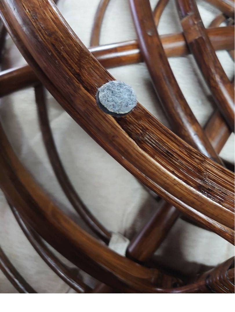 ニトリ　パパサンチェア　ソファ　ベージュ×ダークブラウン