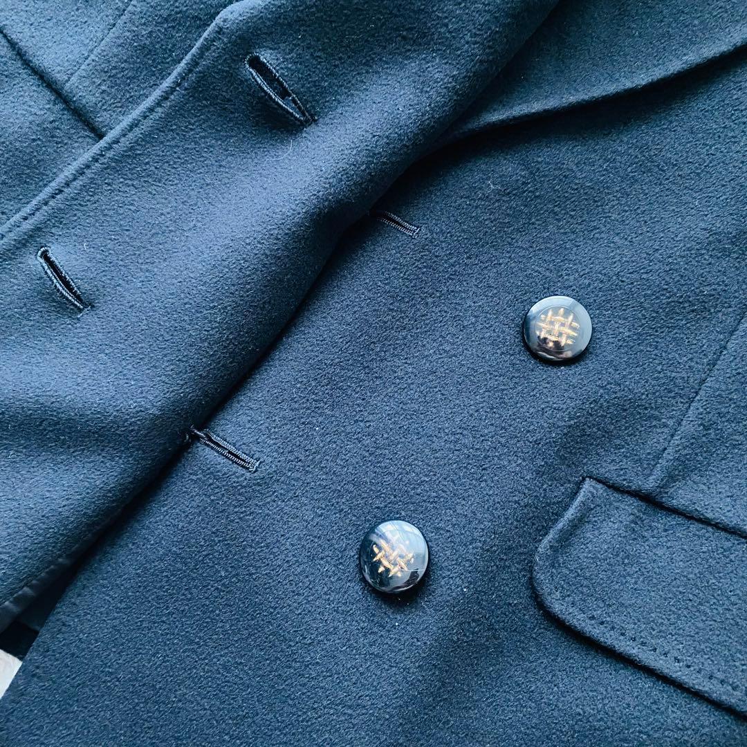 極美品 レリアン カシミヤ100％ ダブル ジャケット 大きいサイズ 日本製 黒