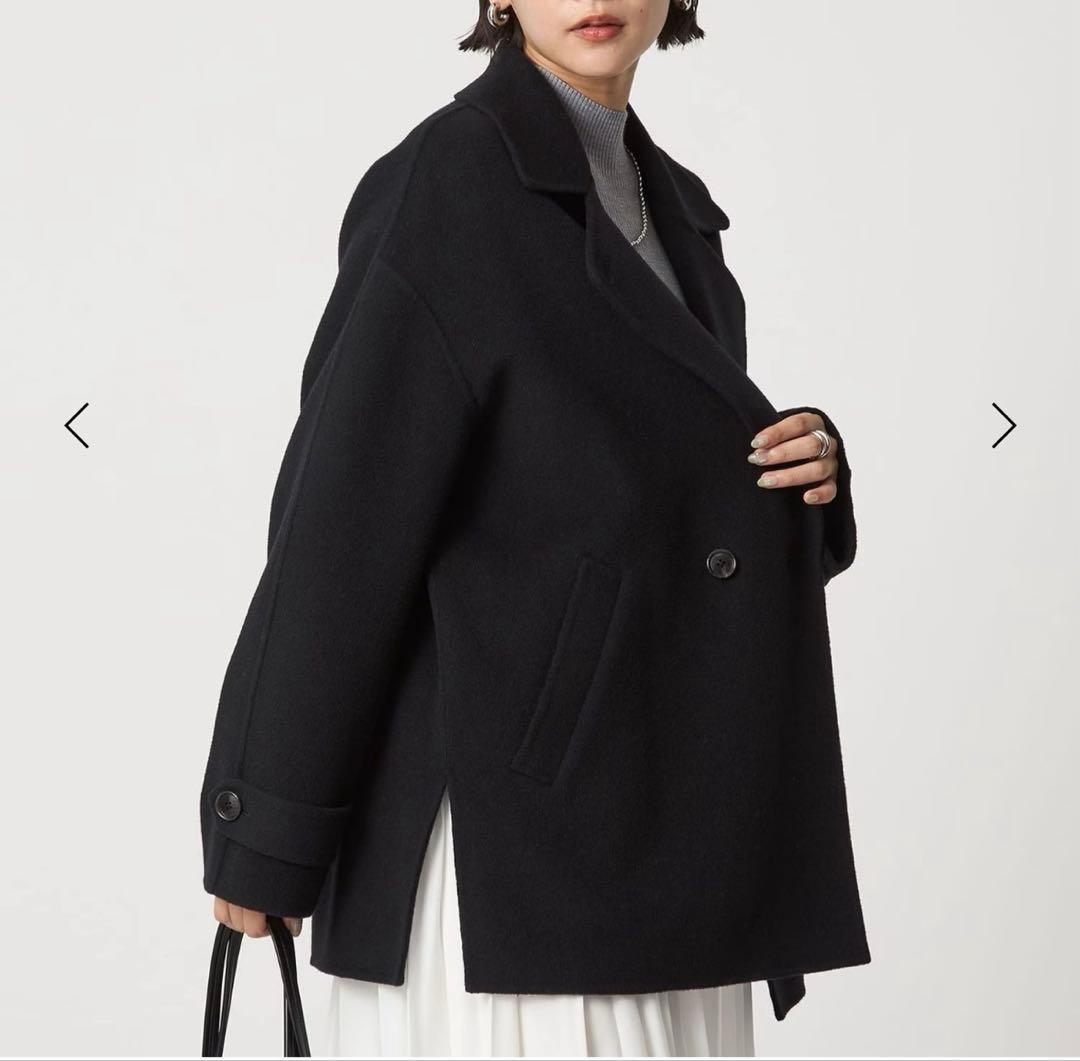 新品グリーンレーベル　リバー テーラード ミドルコート