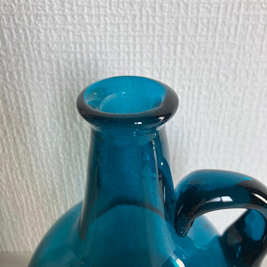 3【倉敷ガラス】小谷眞三 緑瓶