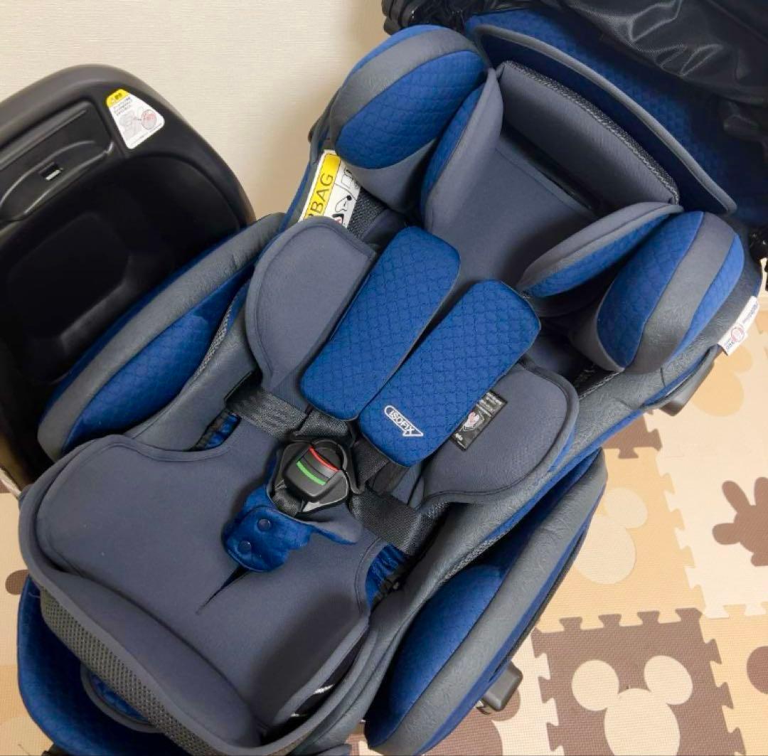 【ほぼ新品】アップリカチャイルドシートフラディアグロウ360°セーフティAB