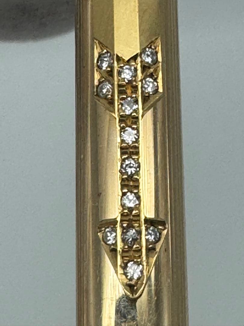 ★再値引き★　Parker ゴールドボールペン　ダイヤ13石　希少　特注モデル