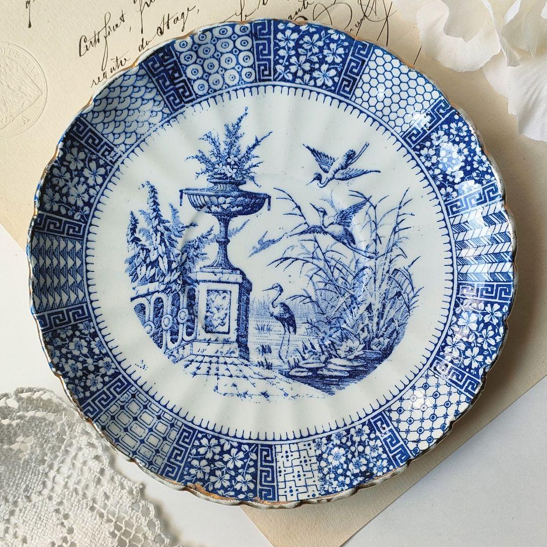 美品　Luneville　DENTELLE　c&s　フランスアンティーク