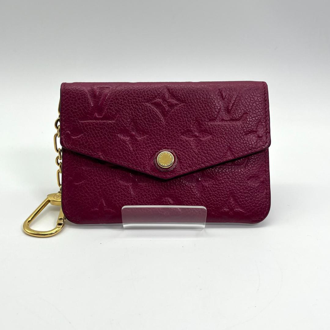 ルイヴィトン　ポシェットクレ　アンプラント　ケース　グレープ　パープル
