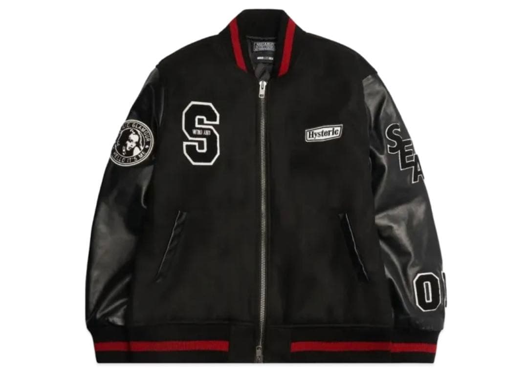 WIND AND SEA x HYSTERIC GLAMOUR スタジャン