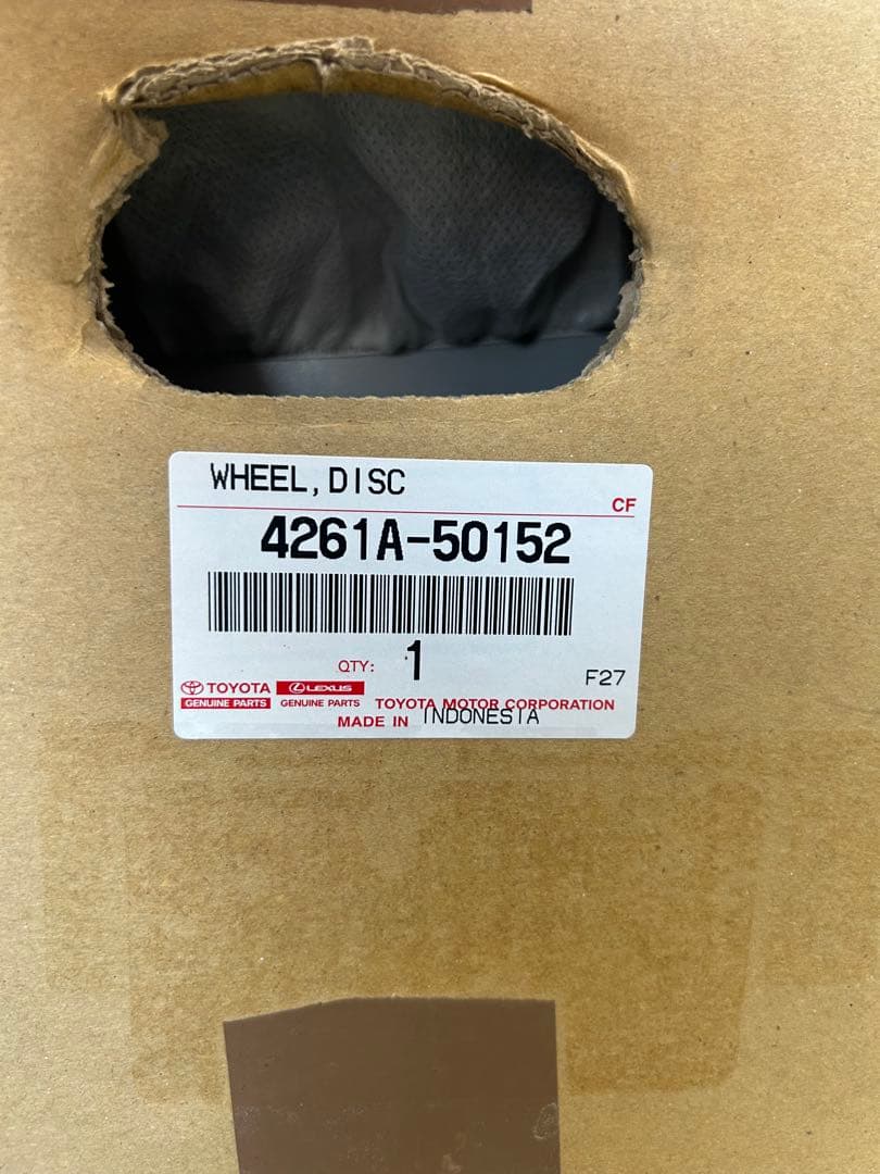レクサス　純正　LS600h　19インチ アルミホイール 1本