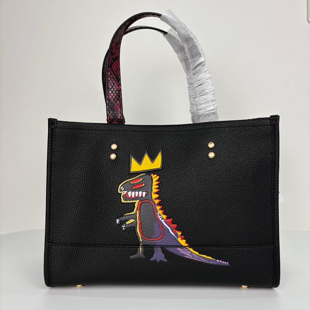 【COACH】 タグ有り バスキア コラボ ショルダーバッグ 2way ブラック