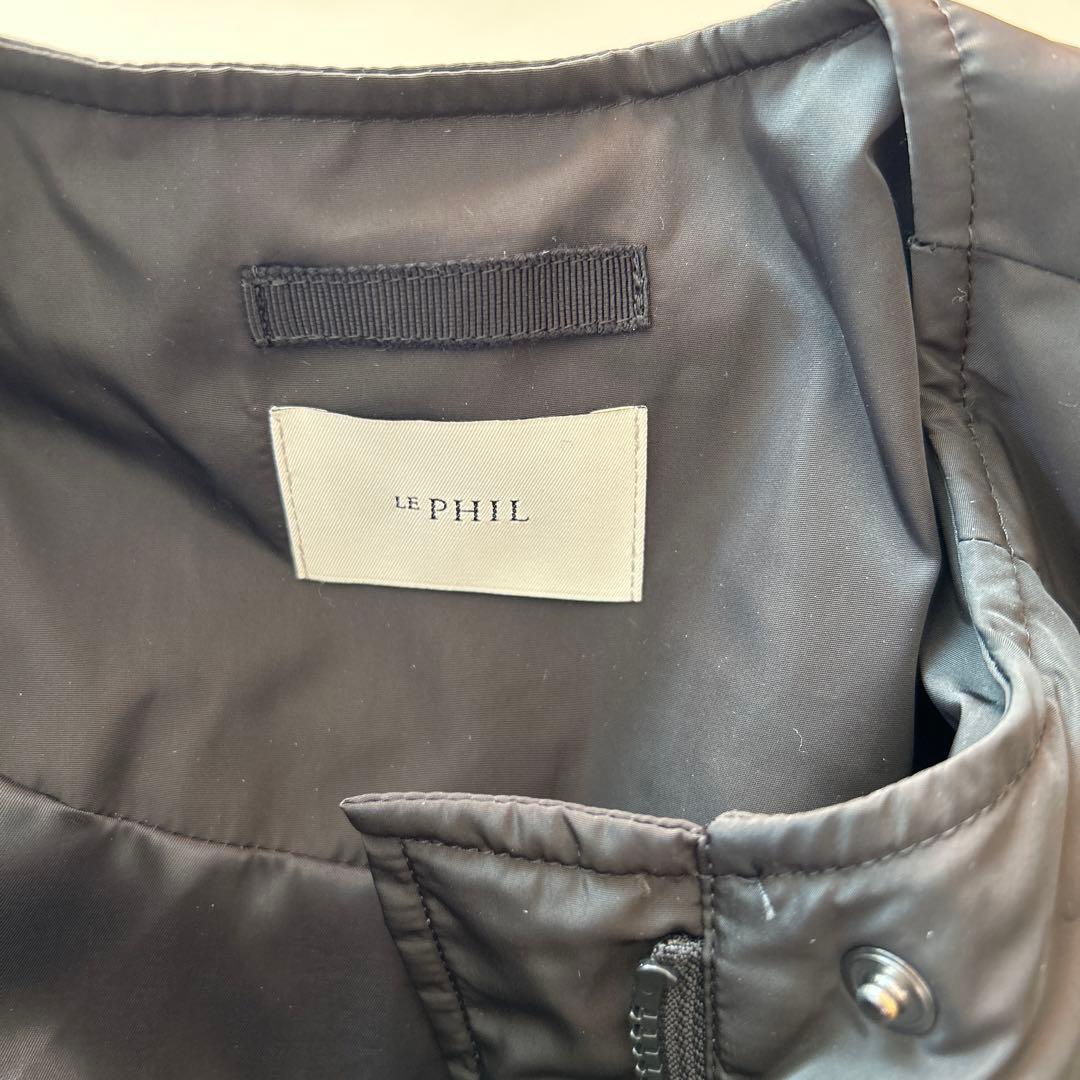 う〜 LE PHILルフィル キルティングポンチョコート