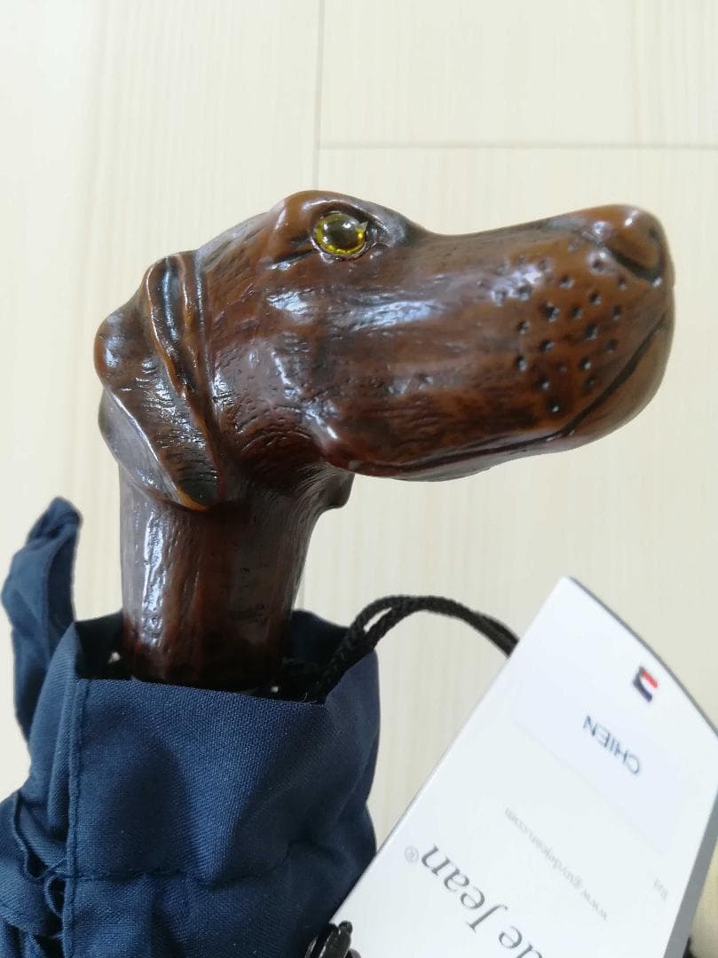 新価格：Guy de jean 折畳み傘 雨/日兼用：グレーハウンド（ブラック）