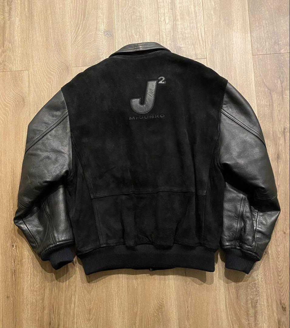 Mr.Junko スタジャン スエード レザージャケット 本革 80s