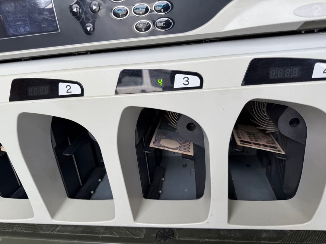 グローリー　UW-500JP 紙幣整理機　新紙幣対応済み　ベルト張り替え済み