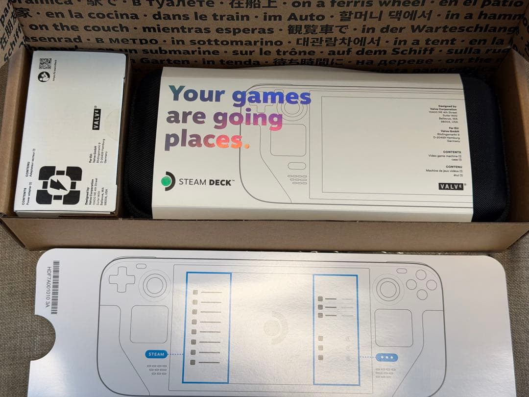 その他 SteamDeck 64GB LCD + MicroSD 256GB