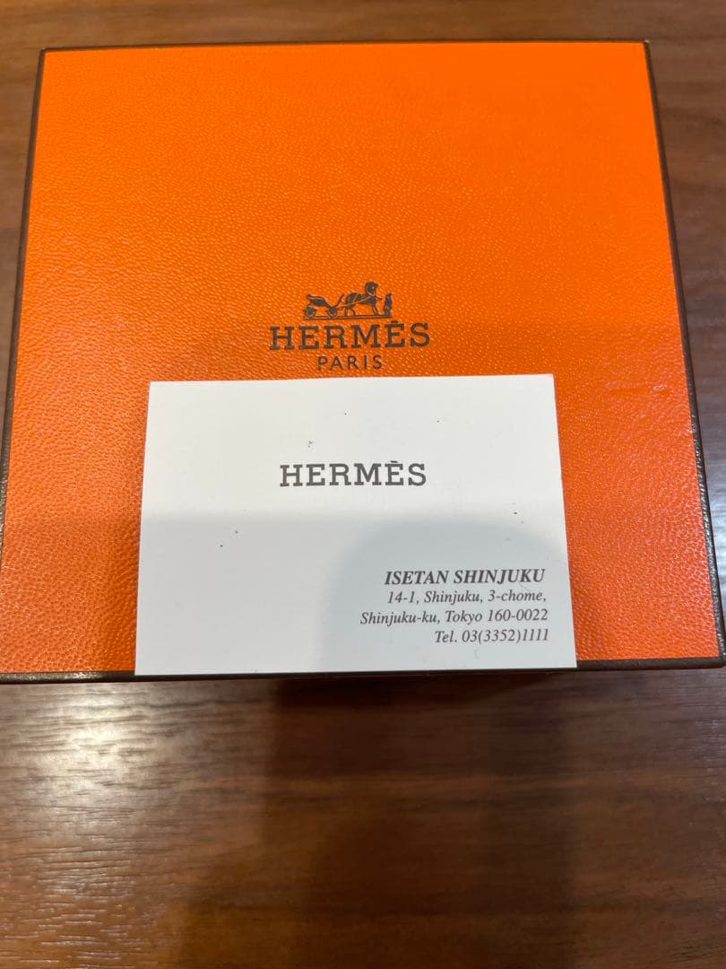 【正規品】HERMES エルメス　稀少&人気のエブリン　ネクタイピン　Hロゴ　箱