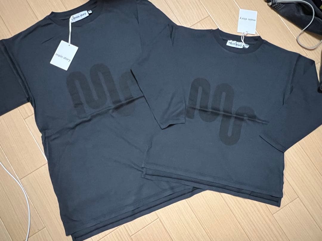 最終値下げ！！mainstory ロゴロンT 親子サイズ　新品