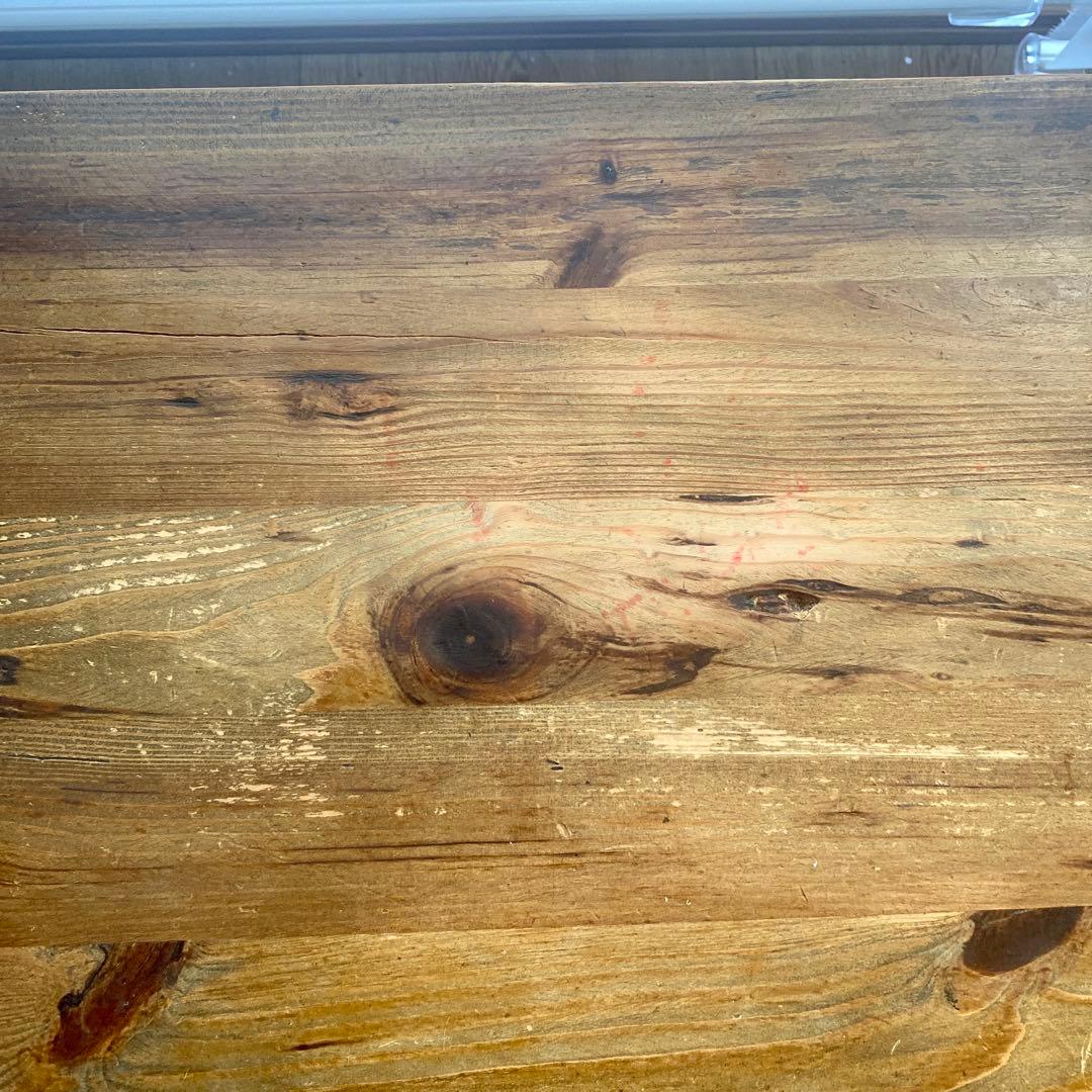 天然木　木製×ステンレス　センターテーブル　ローテーブル　コーヒーテーブル