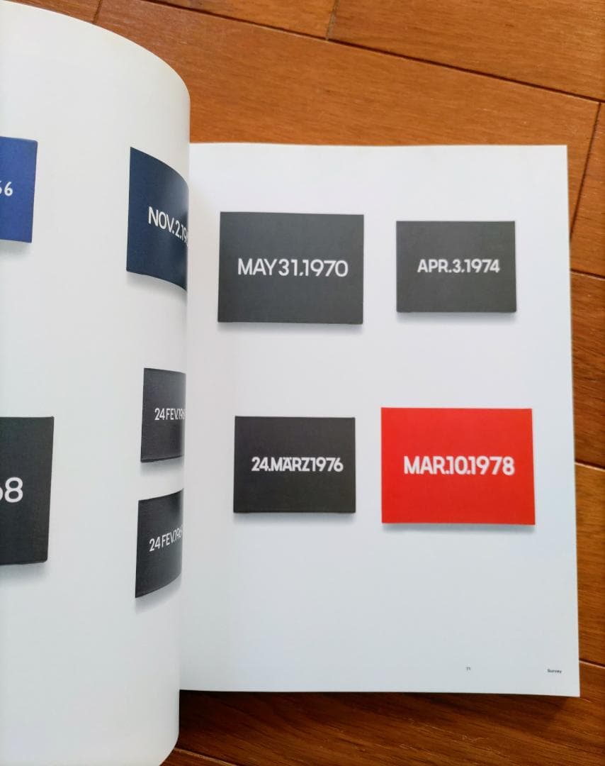 河原 温　On Kawara 　：宮島達男　杉本博司