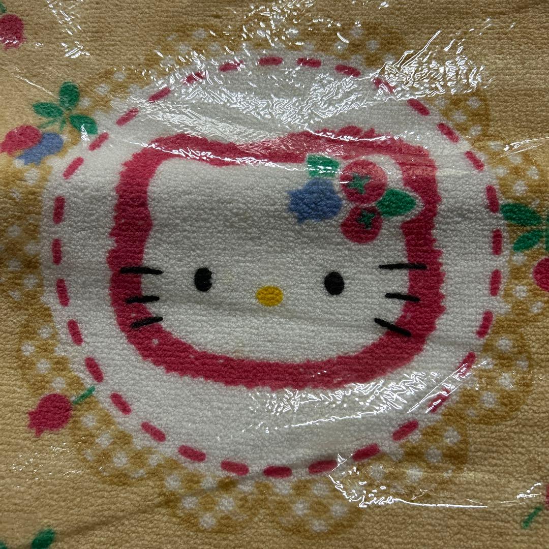 ハローキティ バスマット 木の実キティ 当時物