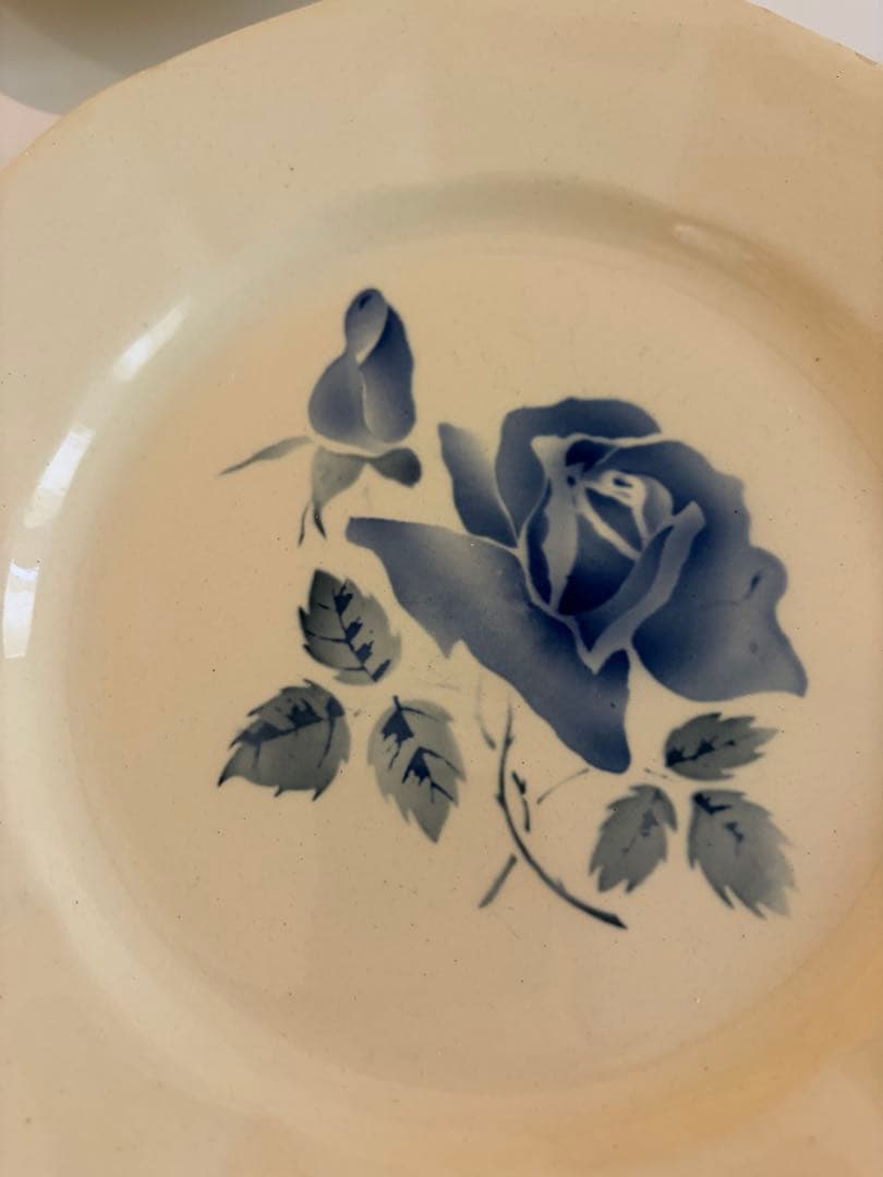 Digoin Sarreguemines プレート4枚　フランスアンティーク