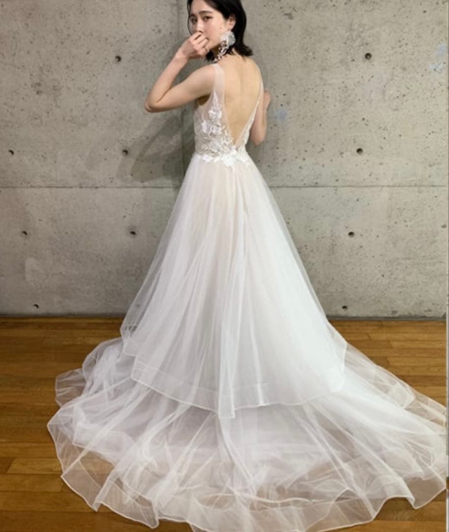 値下げ中！【アーバンブランシュ】ウェディングドレスWD22