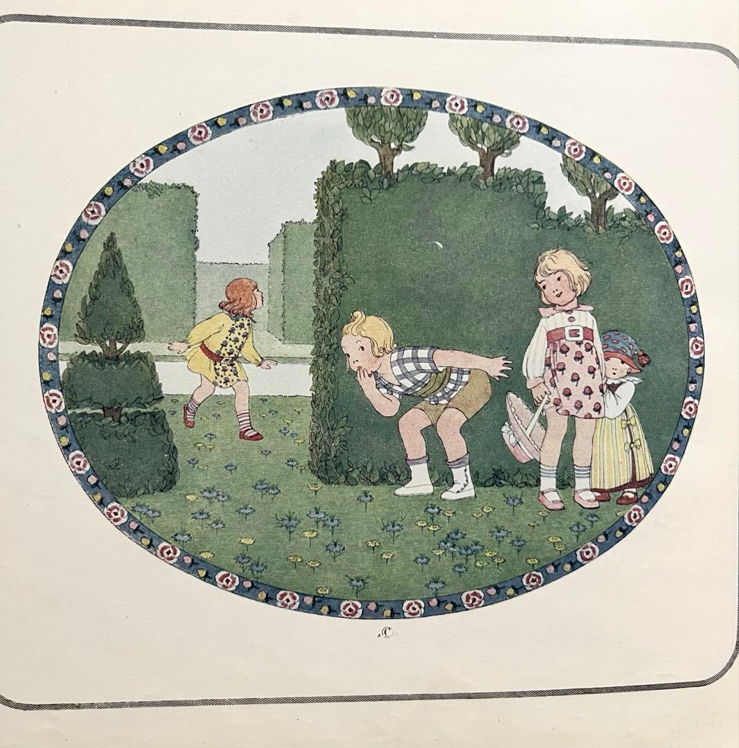 No.378 希少 洋書 古書 ル・メール 絵本 アンティーク 童謡