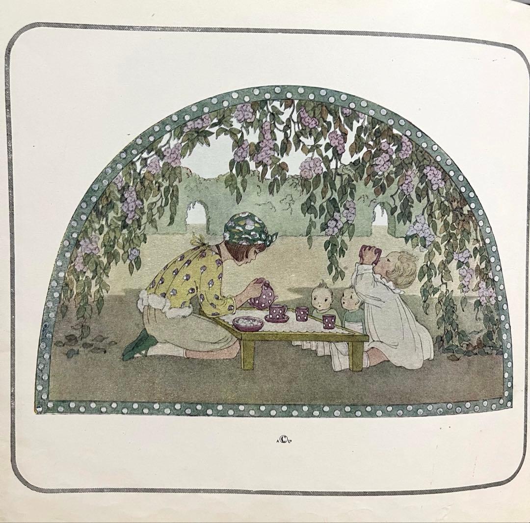 No.378 希少 洋書 古書 ル・メール 絵本 アンティーク 童謡