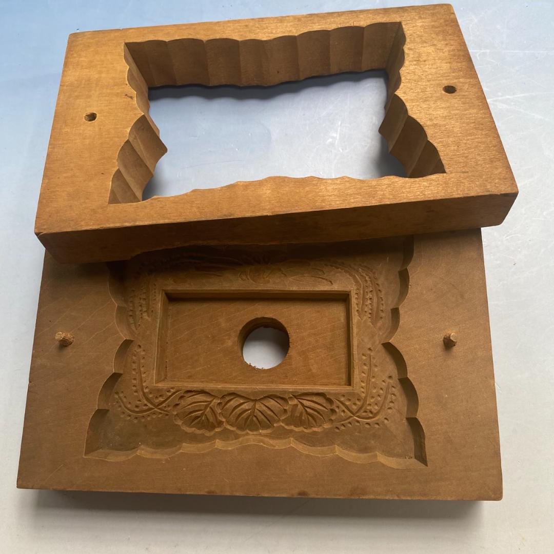 珍品　和菓子道具　木型　「法事引き出物用菓子」