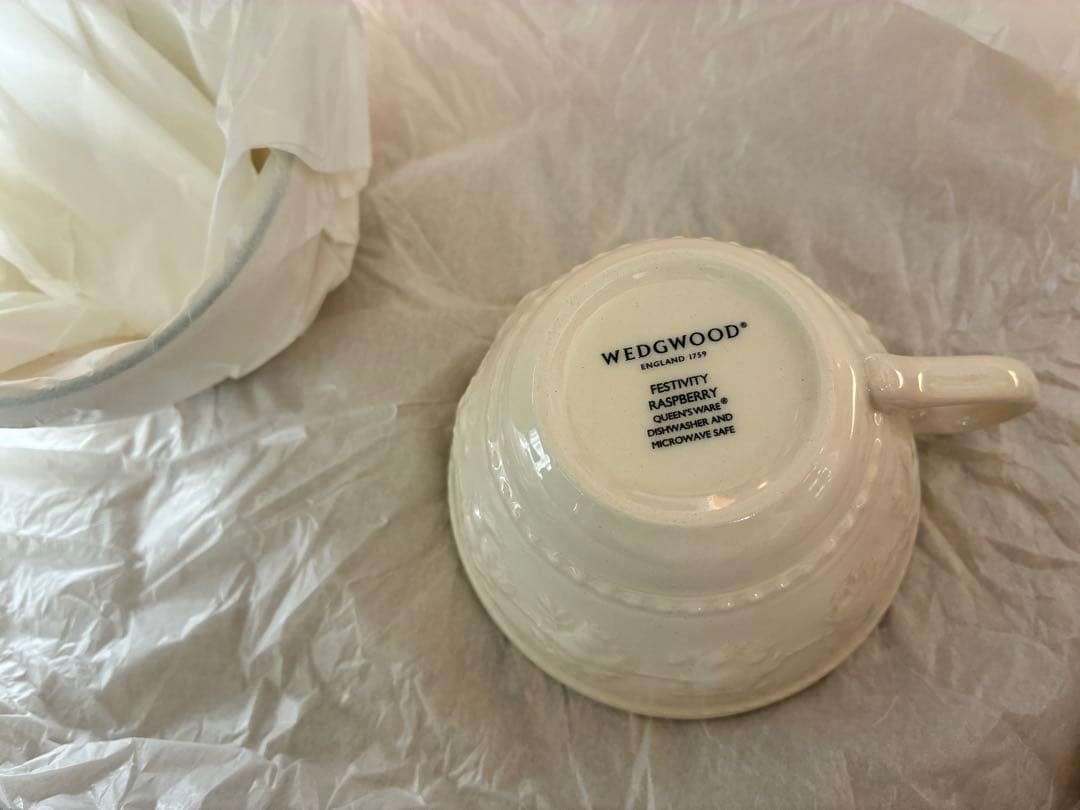 【新品未使用】 フェスティビティ ラズベリー ディナープレート